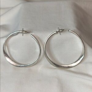 Silver Hoop Earrings